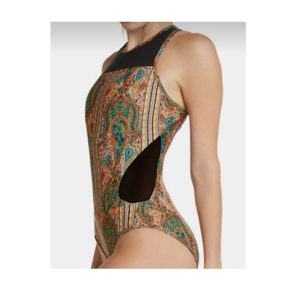 2Chillies Paisley Print One-Piece Swimsuit